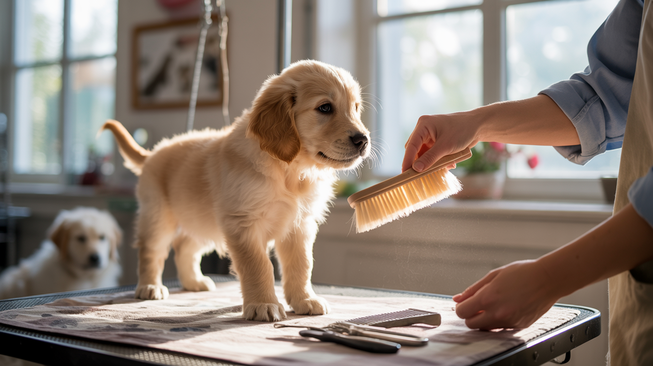 Puppy's First Groom: What to Expect, How to Prepare, and Why It Matters More Than You Think 2 When should you book your puppy's first grooming appointment?